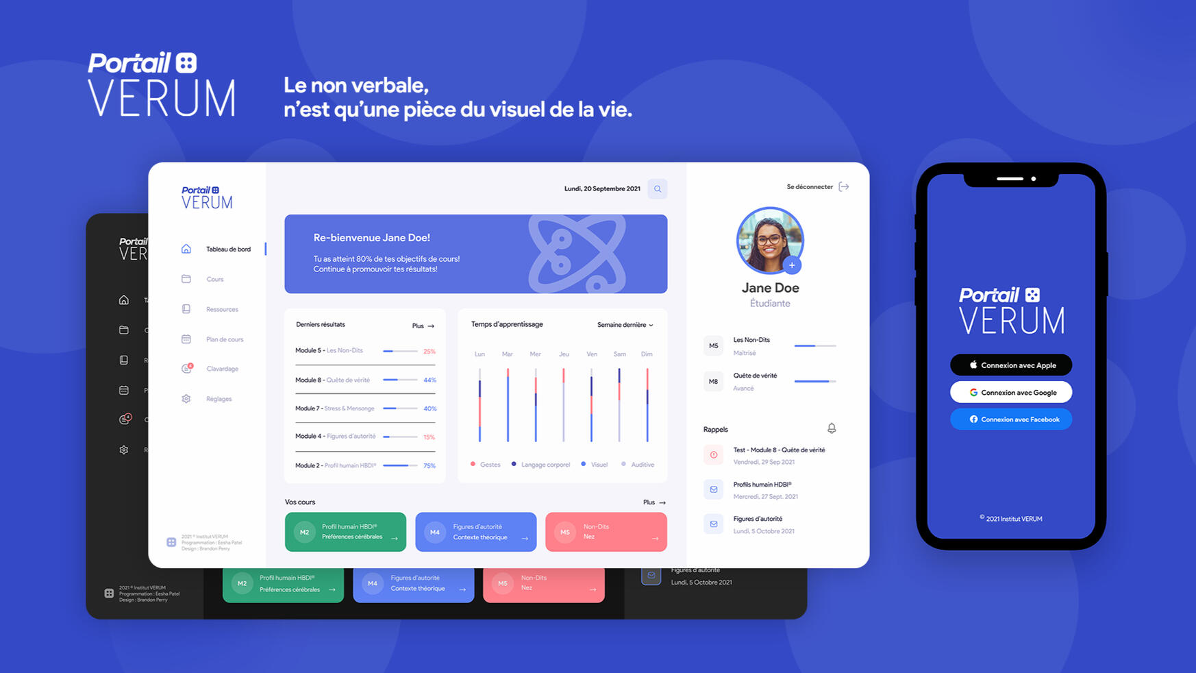 Portail Verum • Design UX