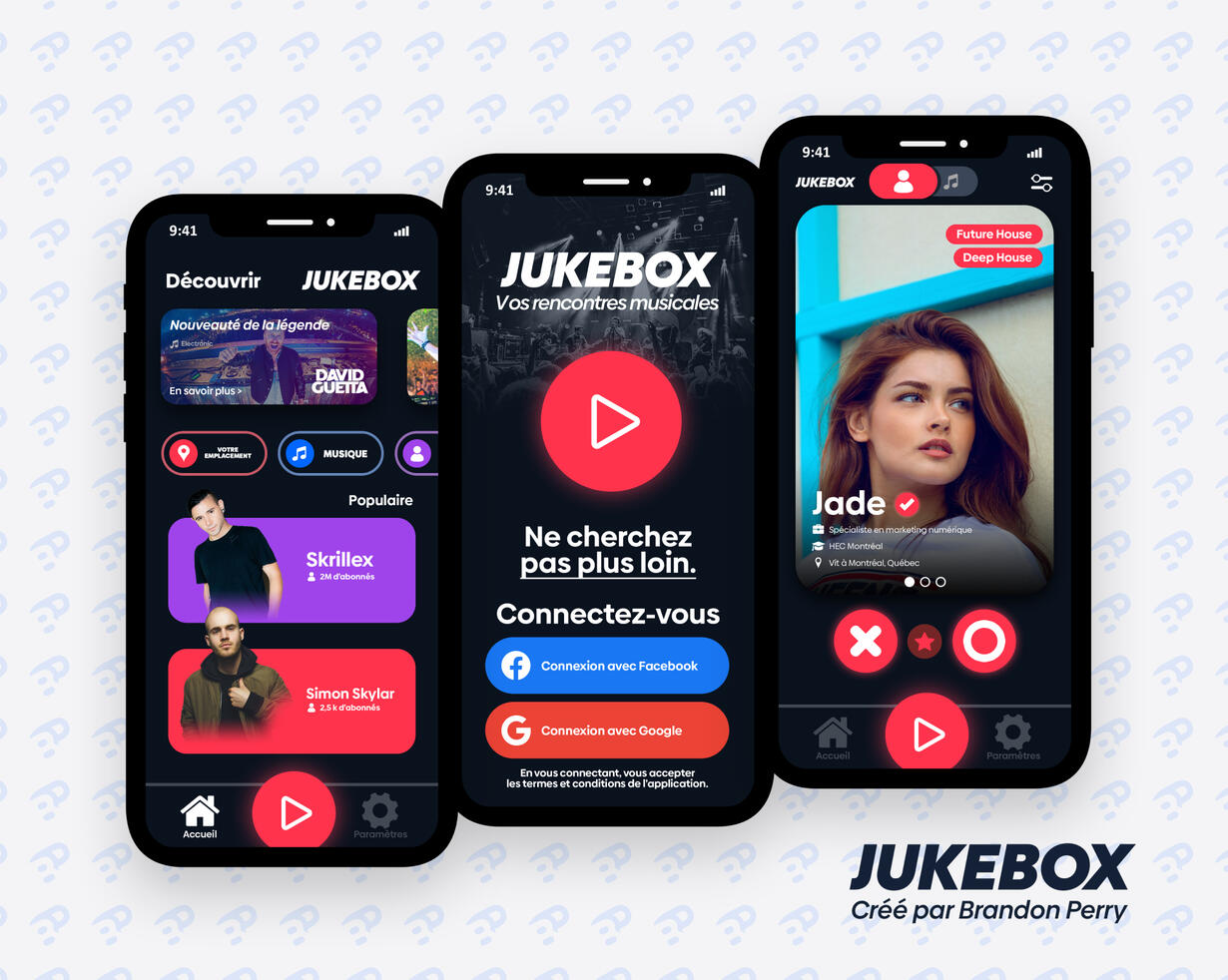 Jukebox - Concepte/Design d'appli