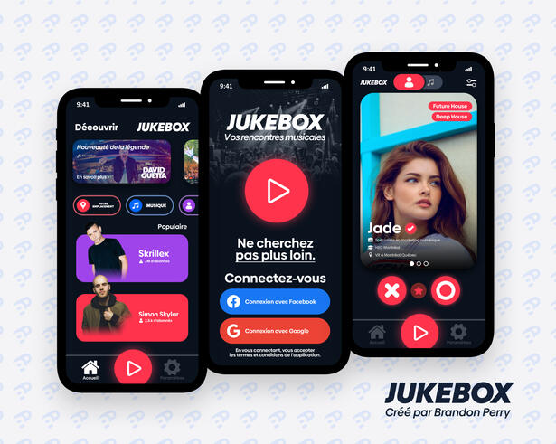 Jukebox - Concepte/Design d'appli